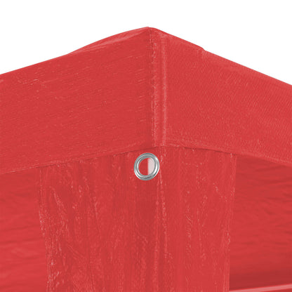 Tenda Party Rosso 1200 x 300 x 255 cm PE e Acciaio | homemem39