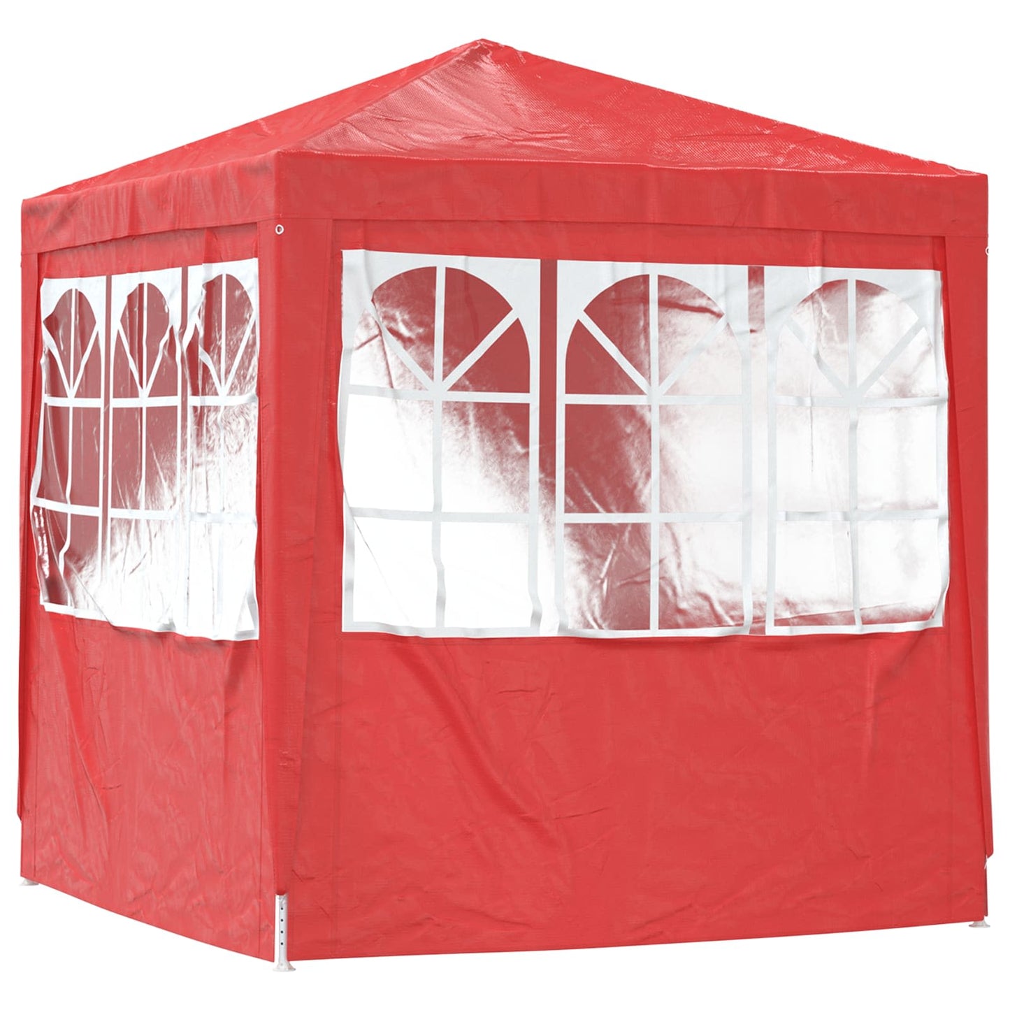 Tenda Party Rosso 200 x 200 x 240 cm PE e Acciaio | homemem39