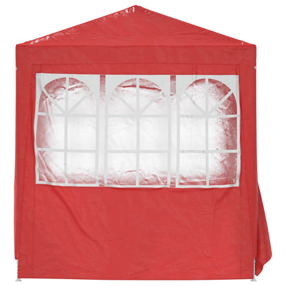 Tenda Party Rosso 200 x 200 x 240 cm PE e Acciaio | homemem39