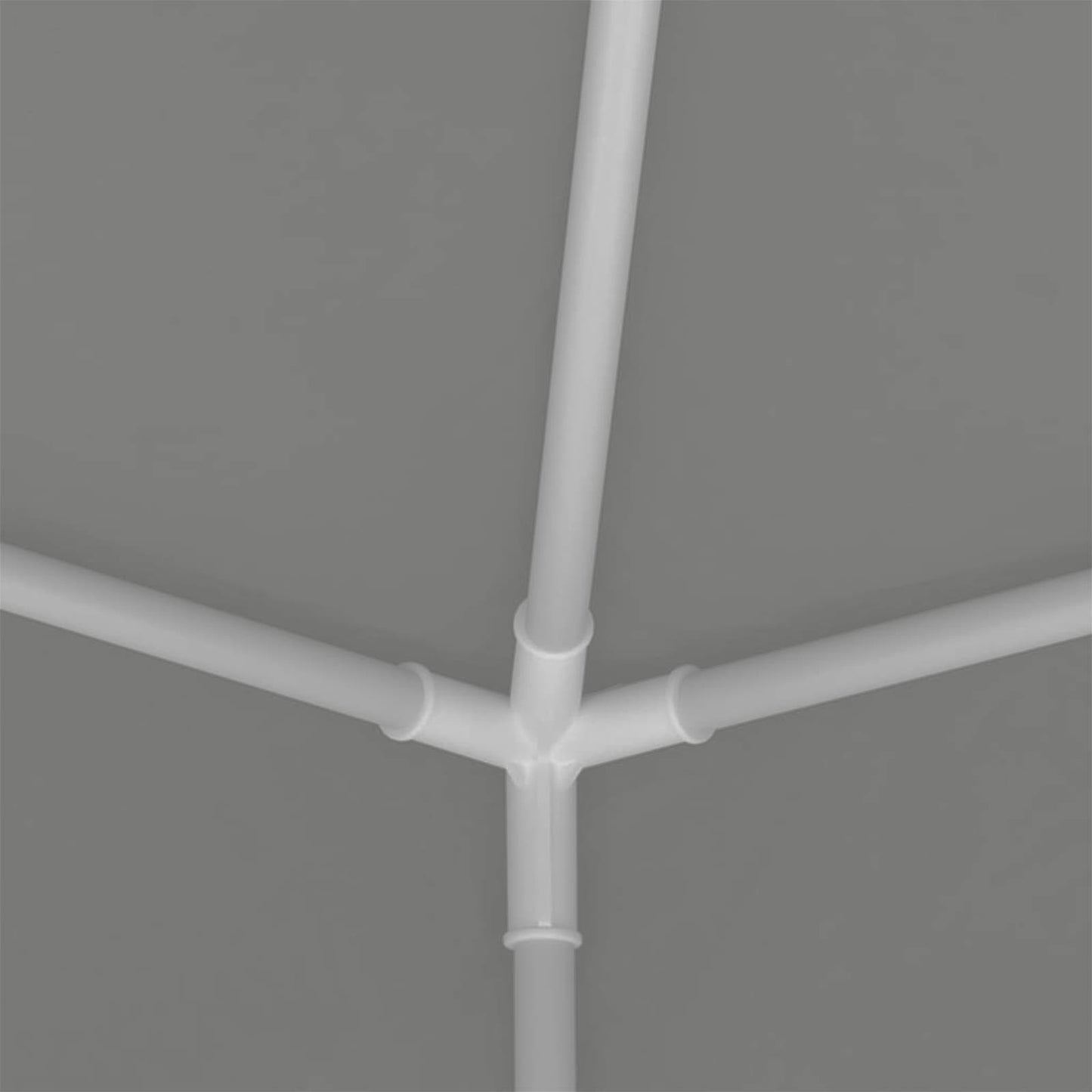 Tenda Party Grigio chiaro 200 x 200 x 240 cm PE e Acciaio | homemem39