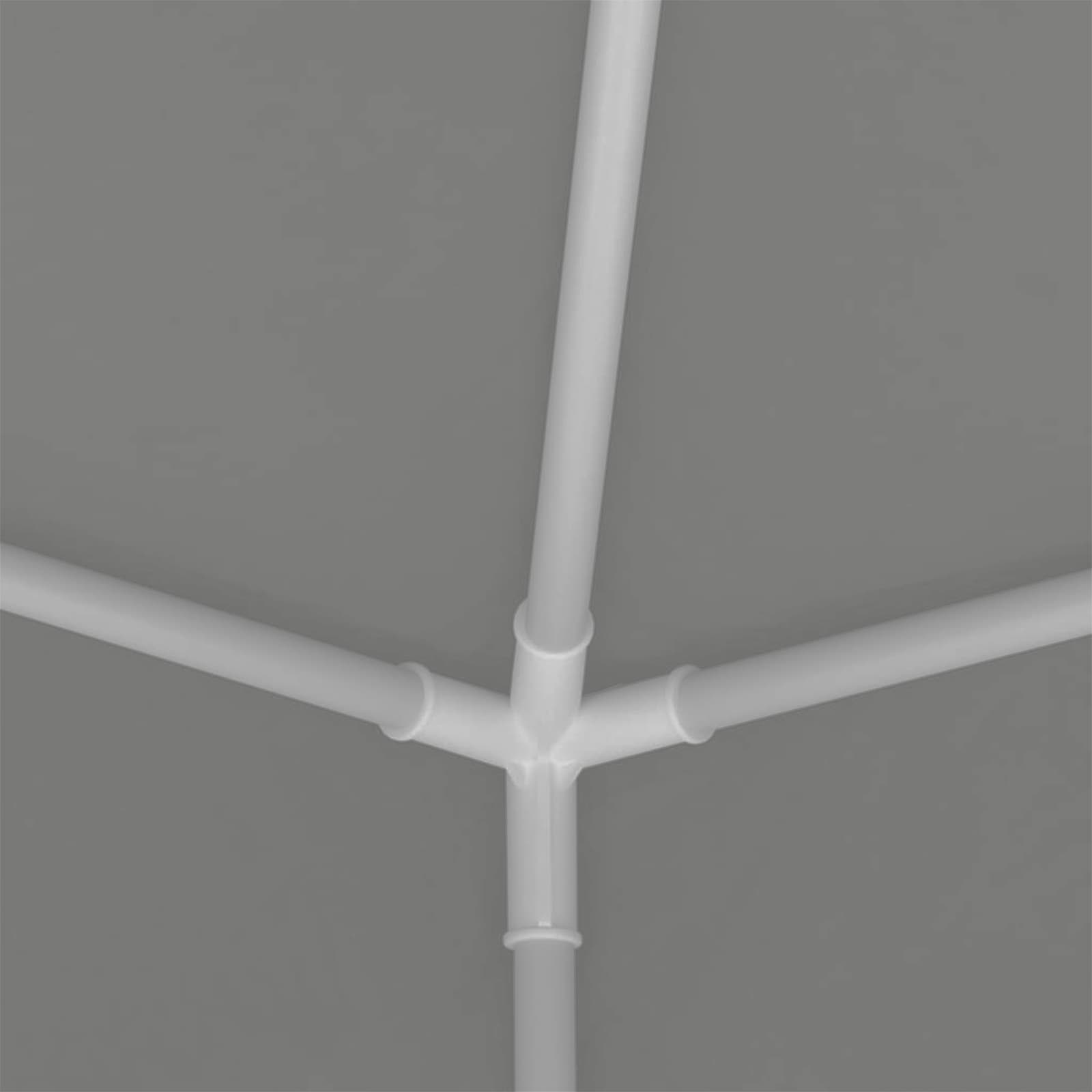 Tenda Party Grigio chiaro 200 x 200 x 240 cm PE e Acciaio | homemem39