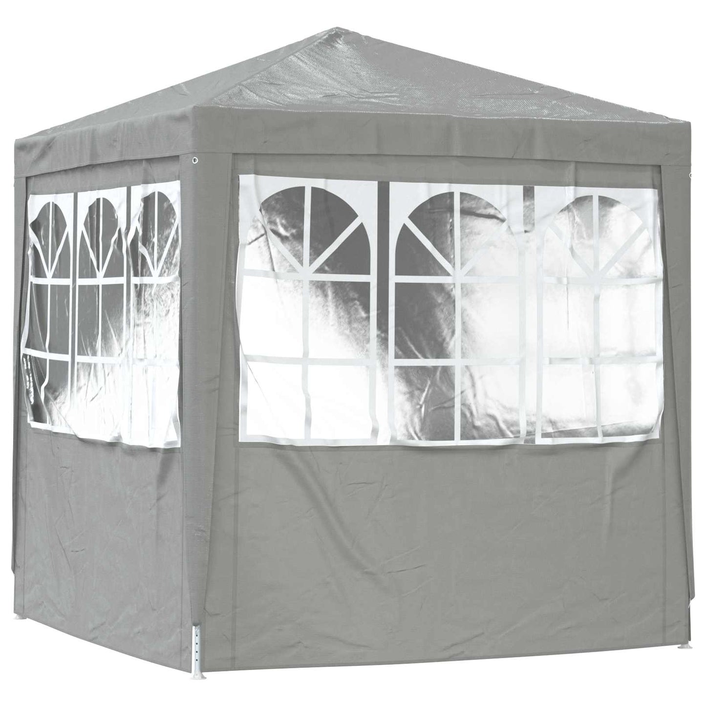 Tenda Party Grigio chiaro 200 x 200 x 240 cm PE e Acciaio | homemem39