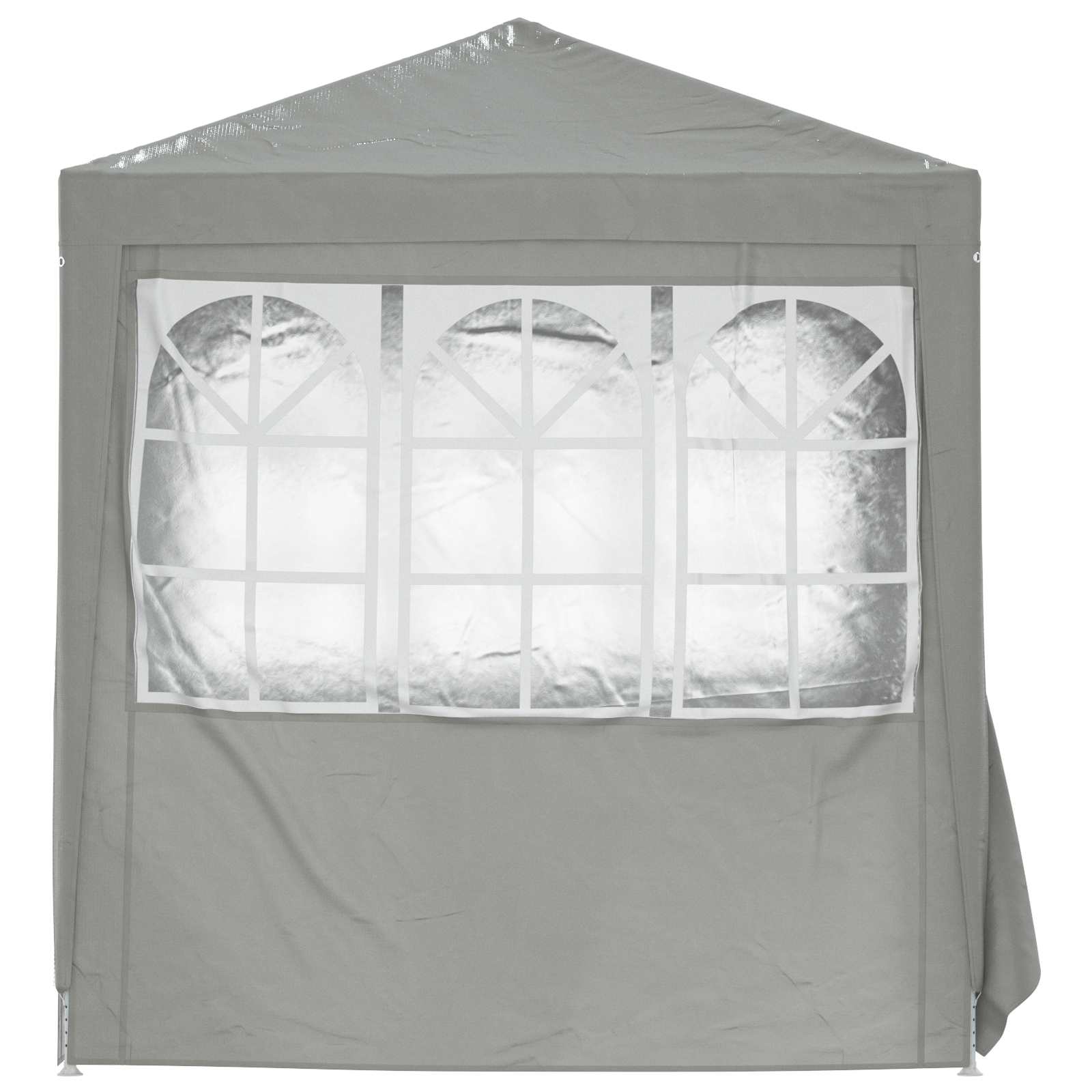 Tenda Party Grigio chiaro 200 x 200 x 240 cm PE e Acciaio | homemem39