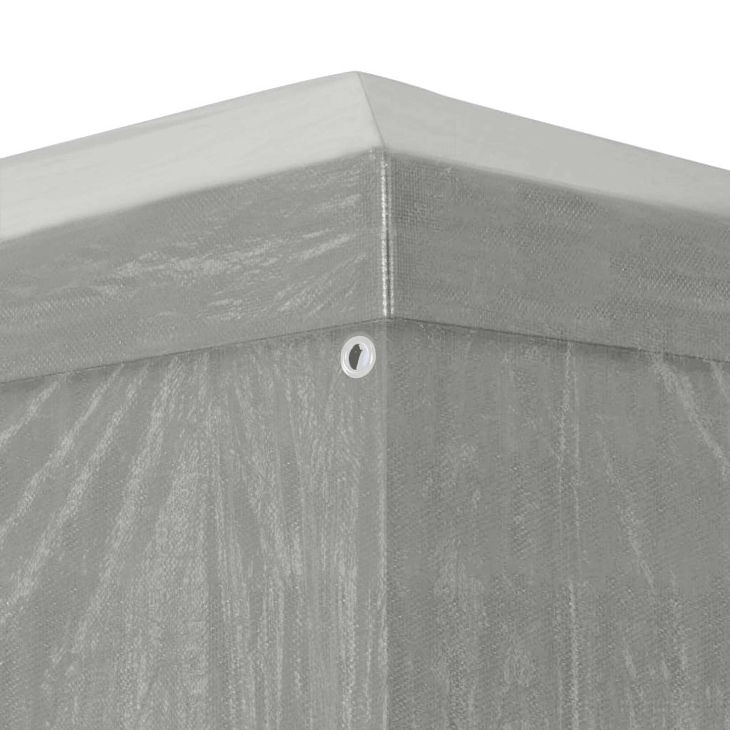 Tenda Party 300 x 300 x 255 cm Grigio Chiaro PE e Acciaio | homemem39