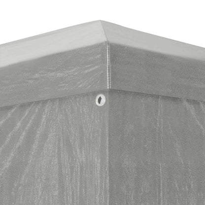 Tenda Party 300 x 300 x 255 cm Grigio Chiaro PE e Acciaio | homemem39