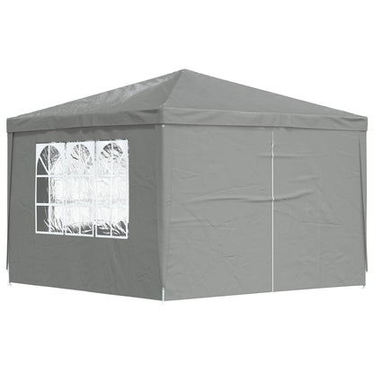 Tenda Party 300 x 300 x 255 cm Grigio Chiaro PE e Acciaio | homemem39