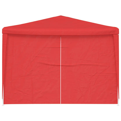 Tenda Party 900 x 300 x 255 cm Rosso PE e Acciaio | homemem39