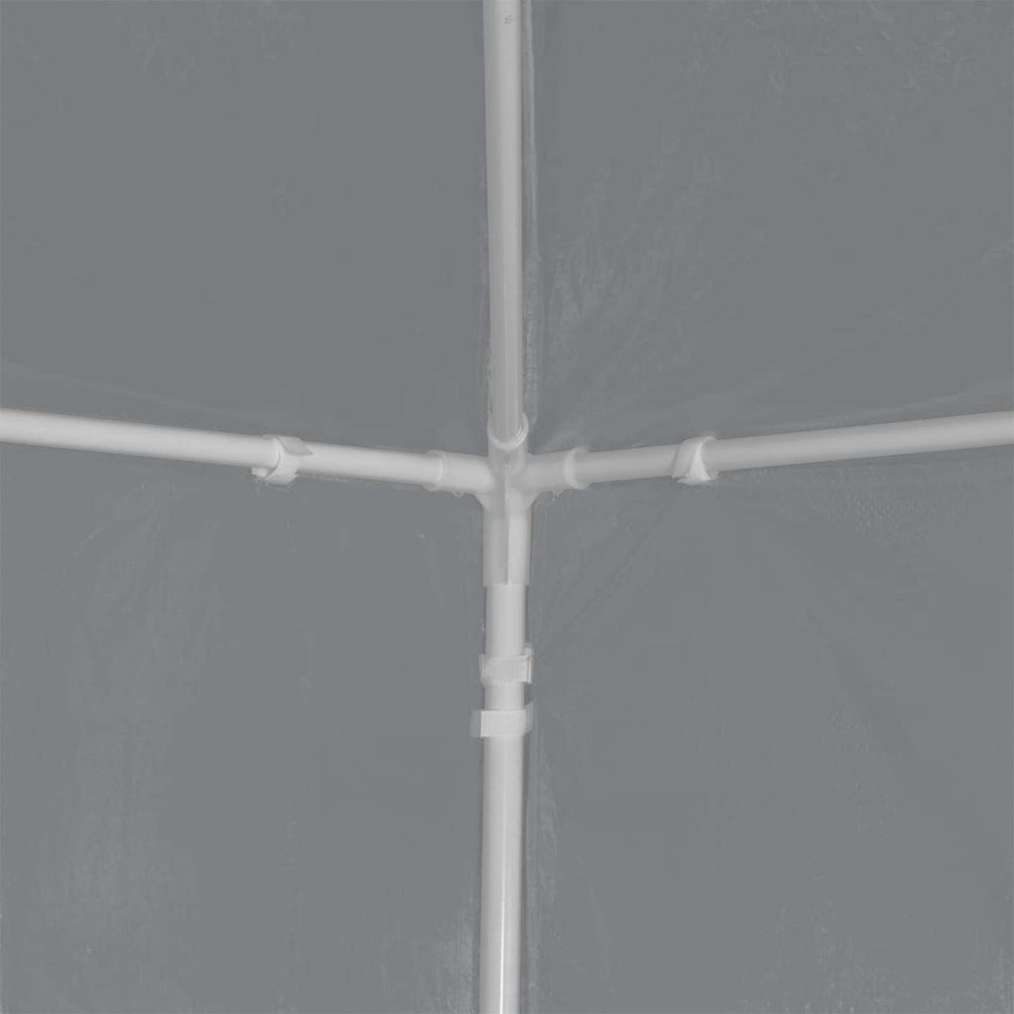 Tenda Party 1200 x 300 x 255 cm Grigio Chiaro PE e Acciaio | homemem39