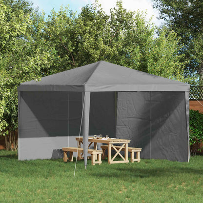 Parete per tenda da festa 2 pcs Grigio Chiaro 400 x 195 cm | homemem39