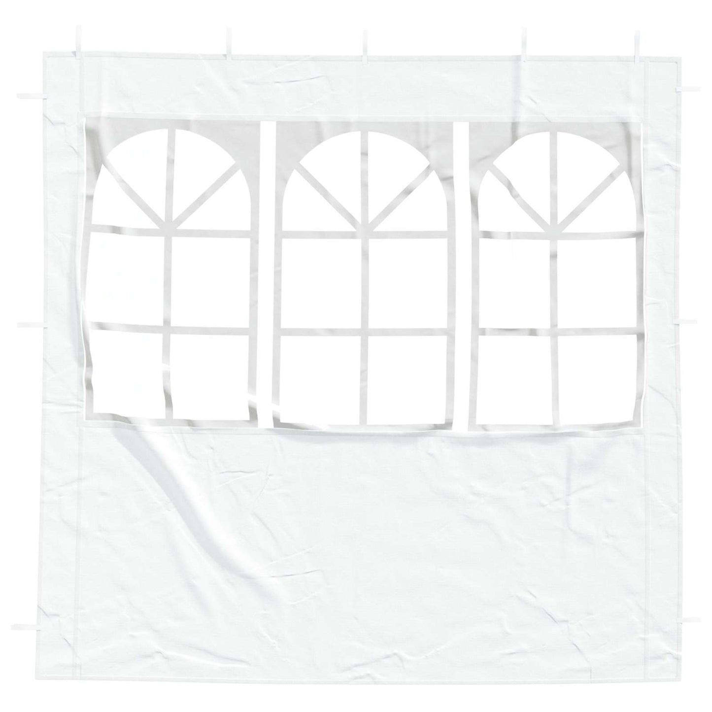 Parete per tenda da festa 2 pcs 200 x 195 cm Bianco | homemem39