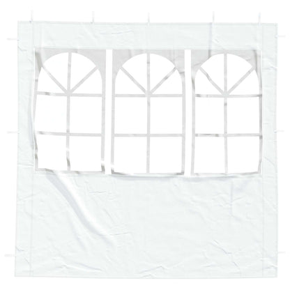 Parete per tenda da festa 2 pcs 200 x 195 cm Bianco | homemem39