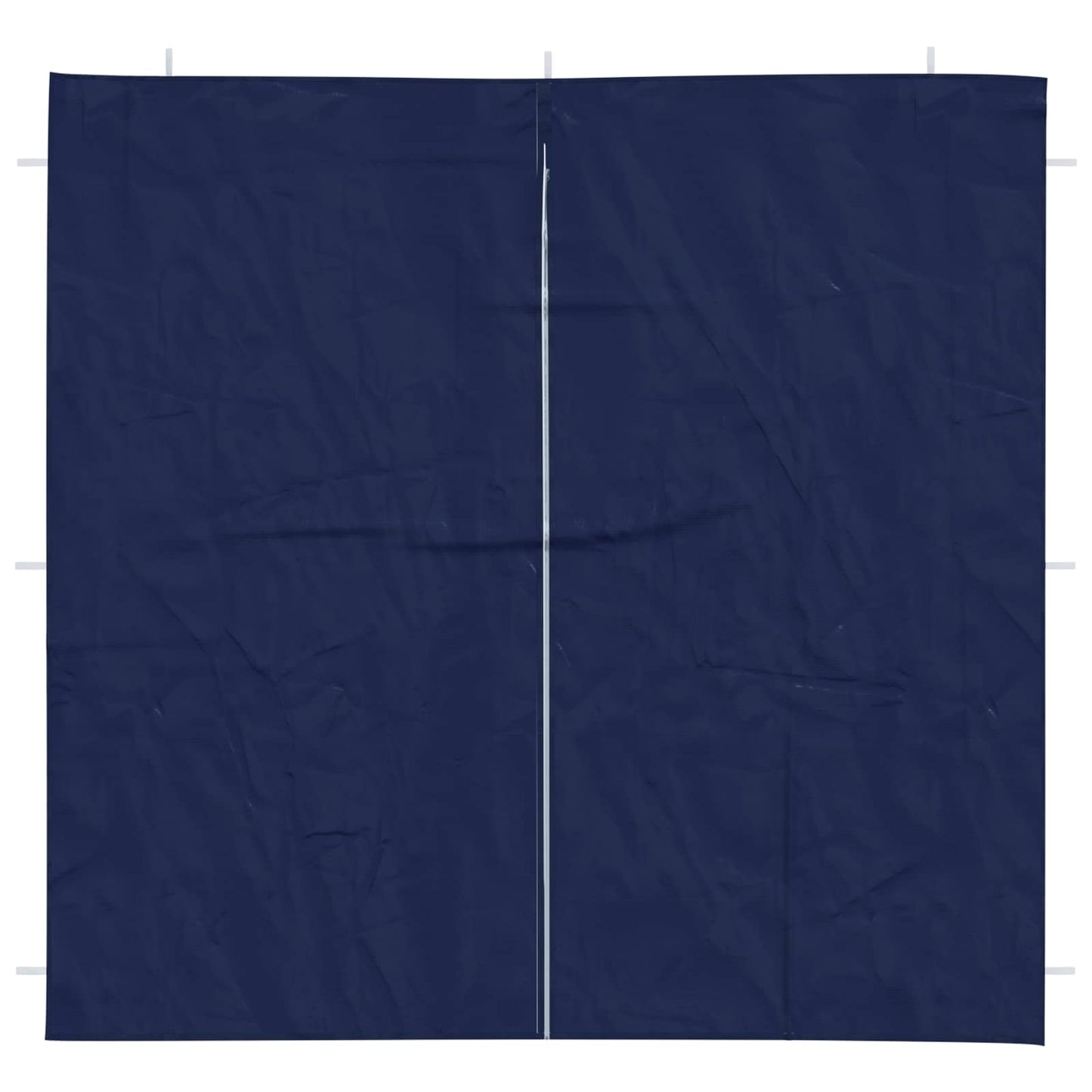 Parete per tenda da festa 2 pcs Blu 200 x 195 cm PE e Acciaio | homemem39
