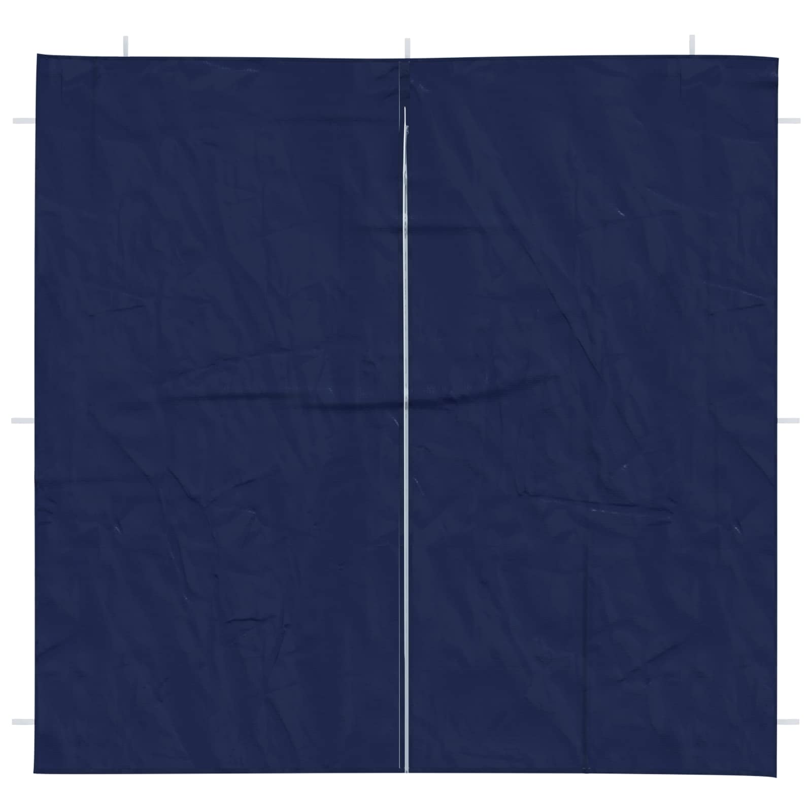 Parete per tenda da festa 2 pcs Blu 200 x 195 cm PE e Acciaio | homemem39