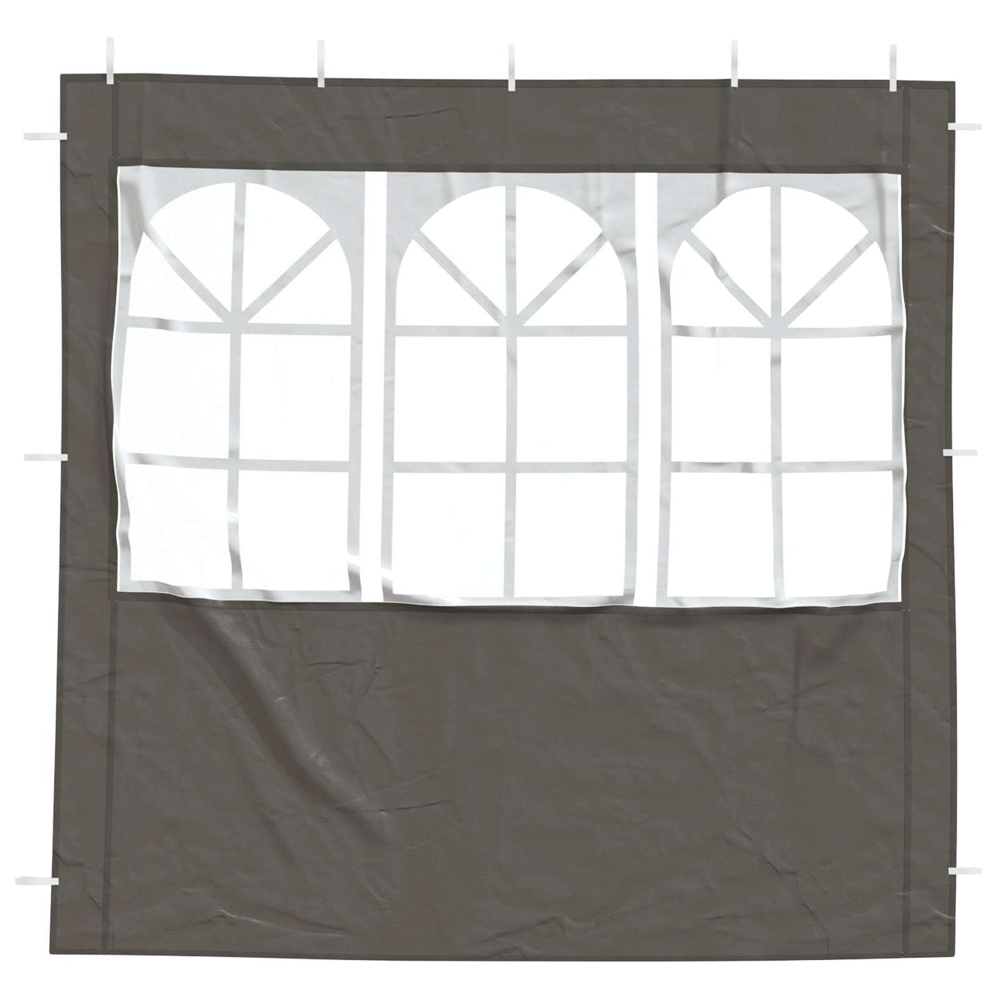 Parete per tenda da festa 2 pcs 200 x 195 cm Antracite | homemem39