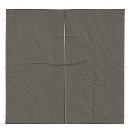 Parete per tenda da festa 2 pcs Antracite 200 x 195 cm | homemem39