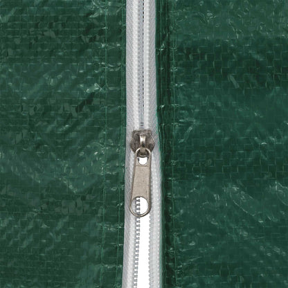 Parete per tenda da festa 2 pcs Verde 200 x 195 cm PE e Acciaio | homemem39