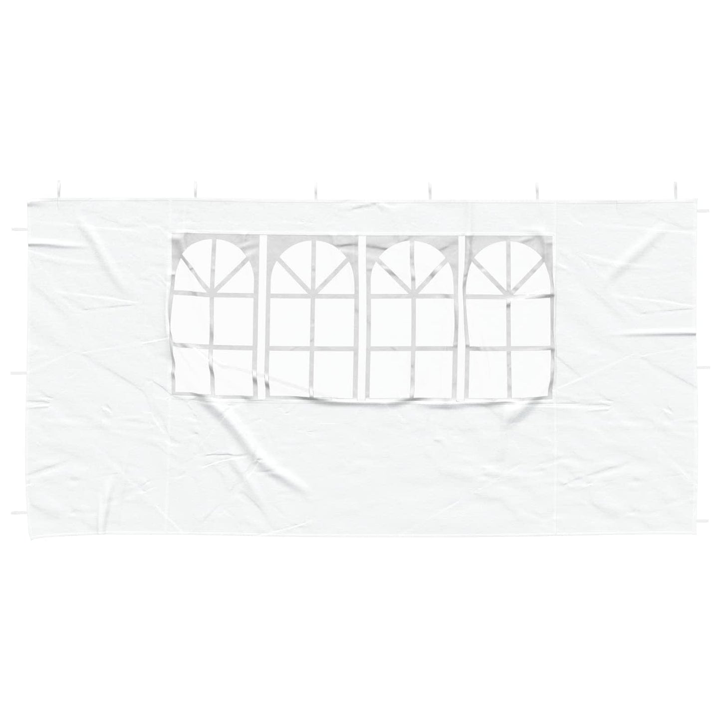 Parete per tenda da festa 2 pcs 400 x 195 cm Bianco | homemem39