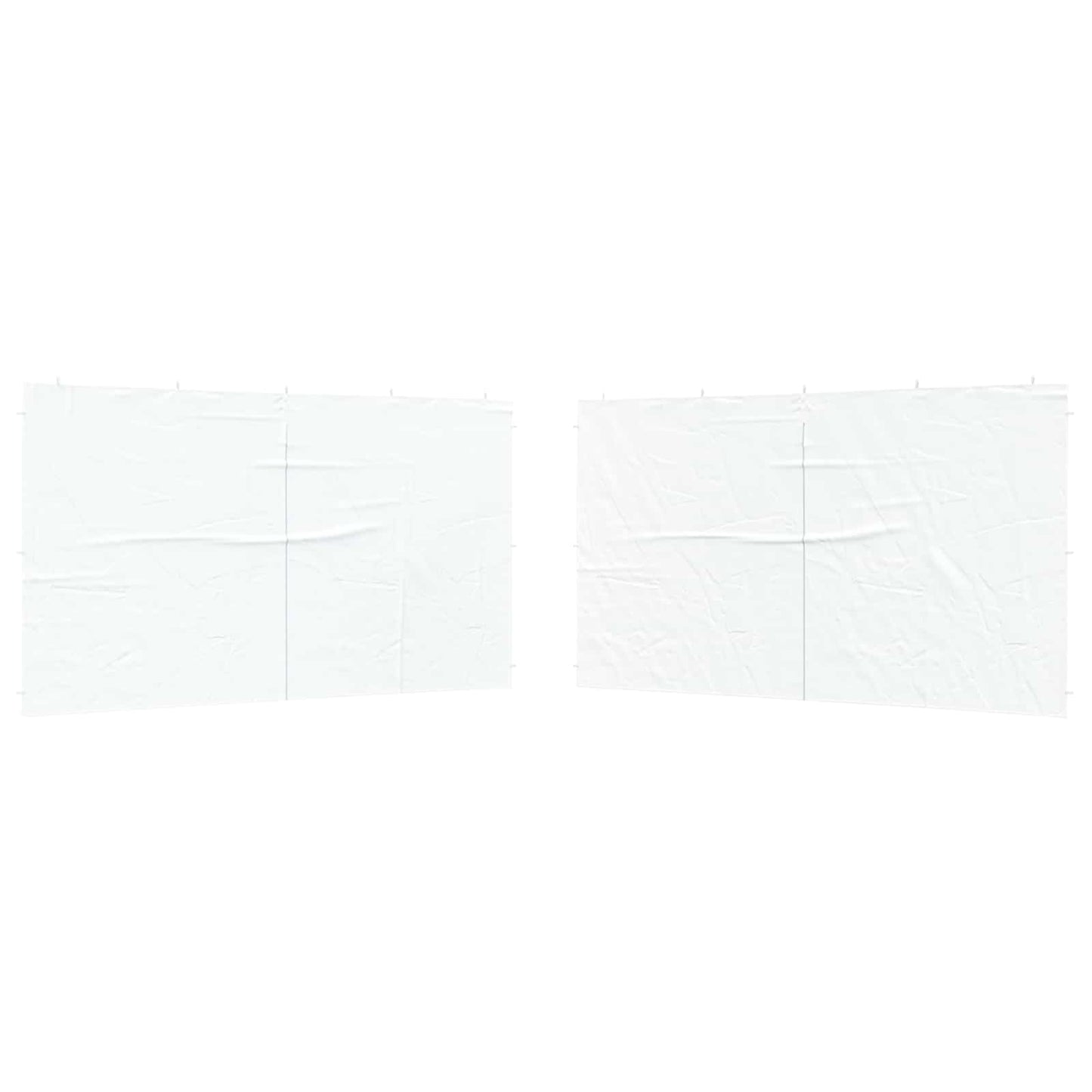 Parete per tenda da festa 2 pcs Bianco 400 x 195 cm | homemem39