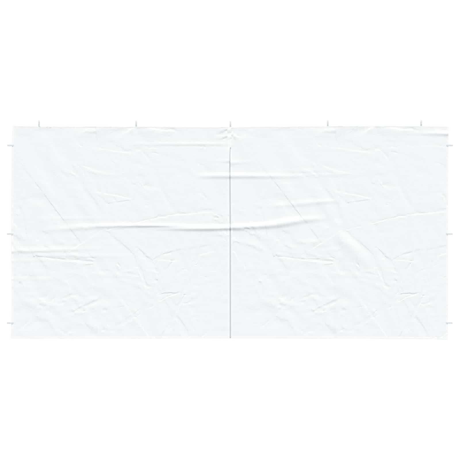 Parete per tenda da festa 2 pcs Bianco 400 x 195 cm | homemem39