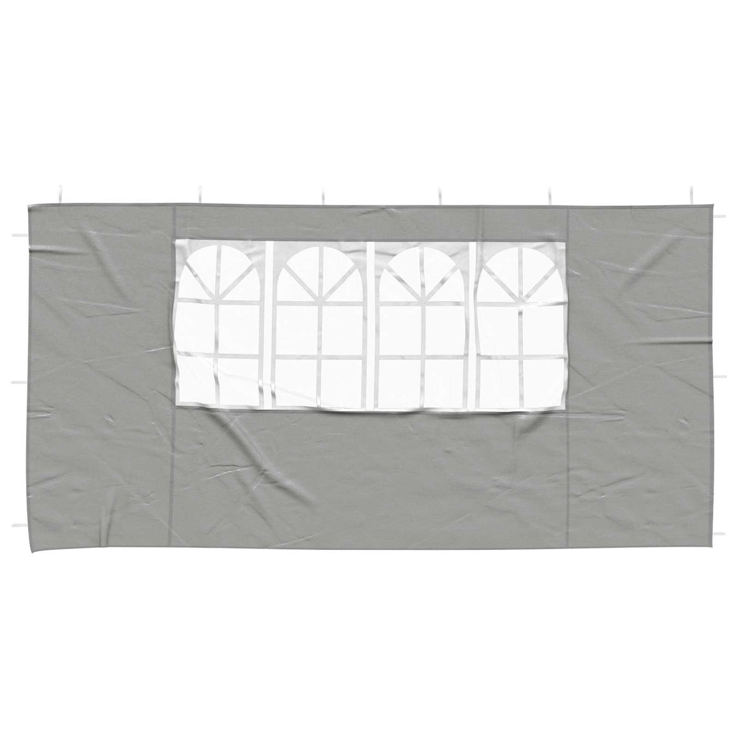 Parete per tenda da festa 2 pcs 400 x 195 cm Grigio Chiaro | homemem39