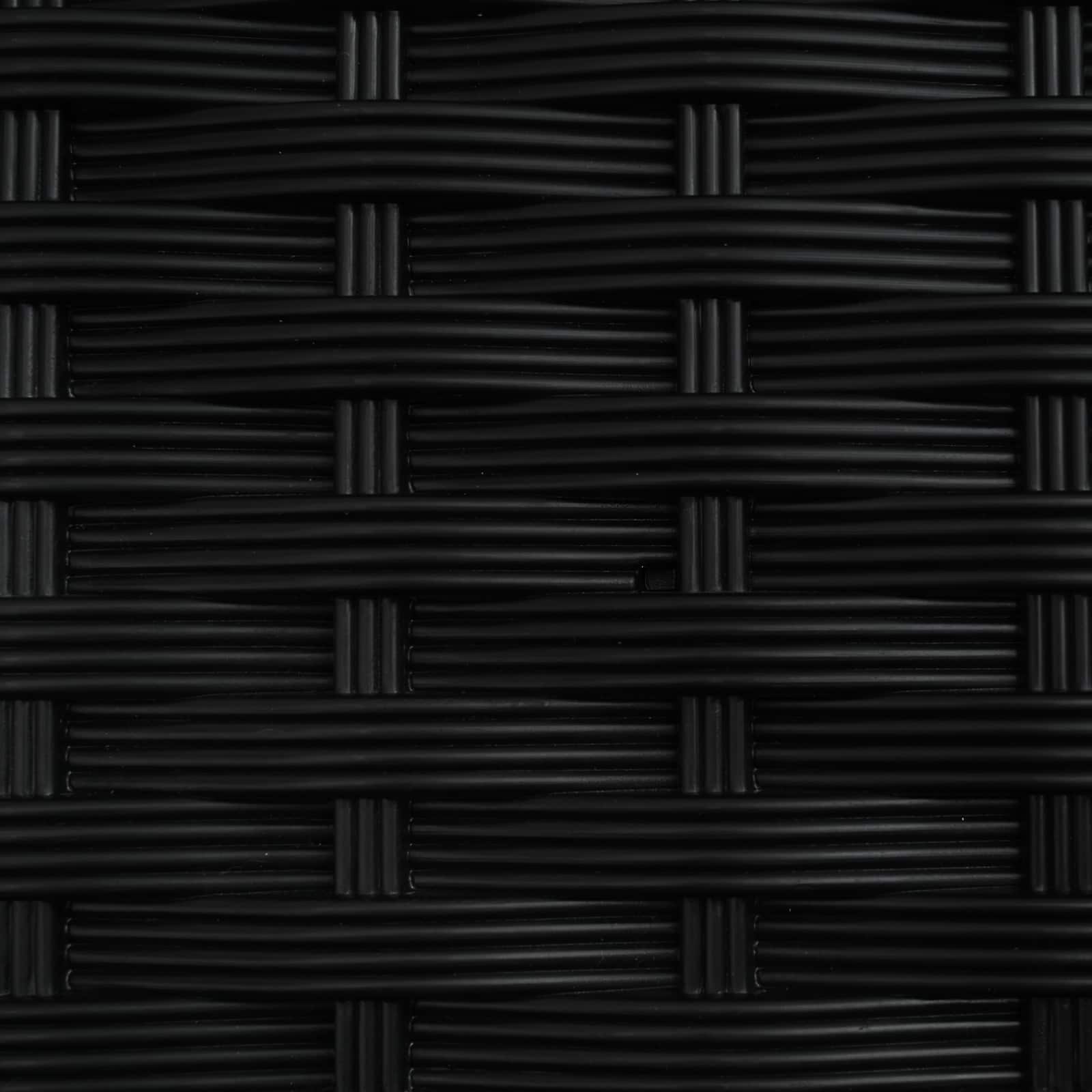 Letto Rialzato con Griglia e Tetto Nero 164 x 40 x 123 cm PP | homemem39