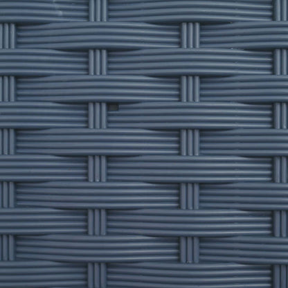 Letto Rialzato con Griglia e Tetto Grigio 163 x 40 x 141 cm PP | homemem39