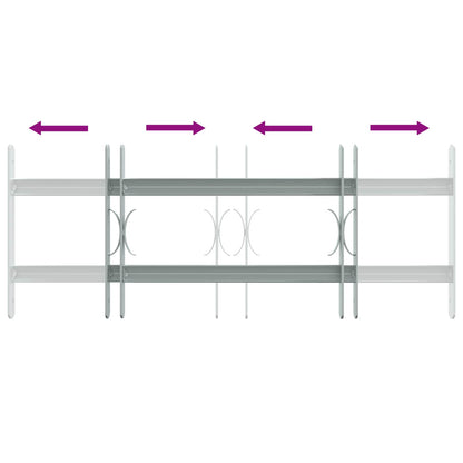 Griglia di Sicurezza per Finestre con 2 Traverse 3 pcs | homemem39