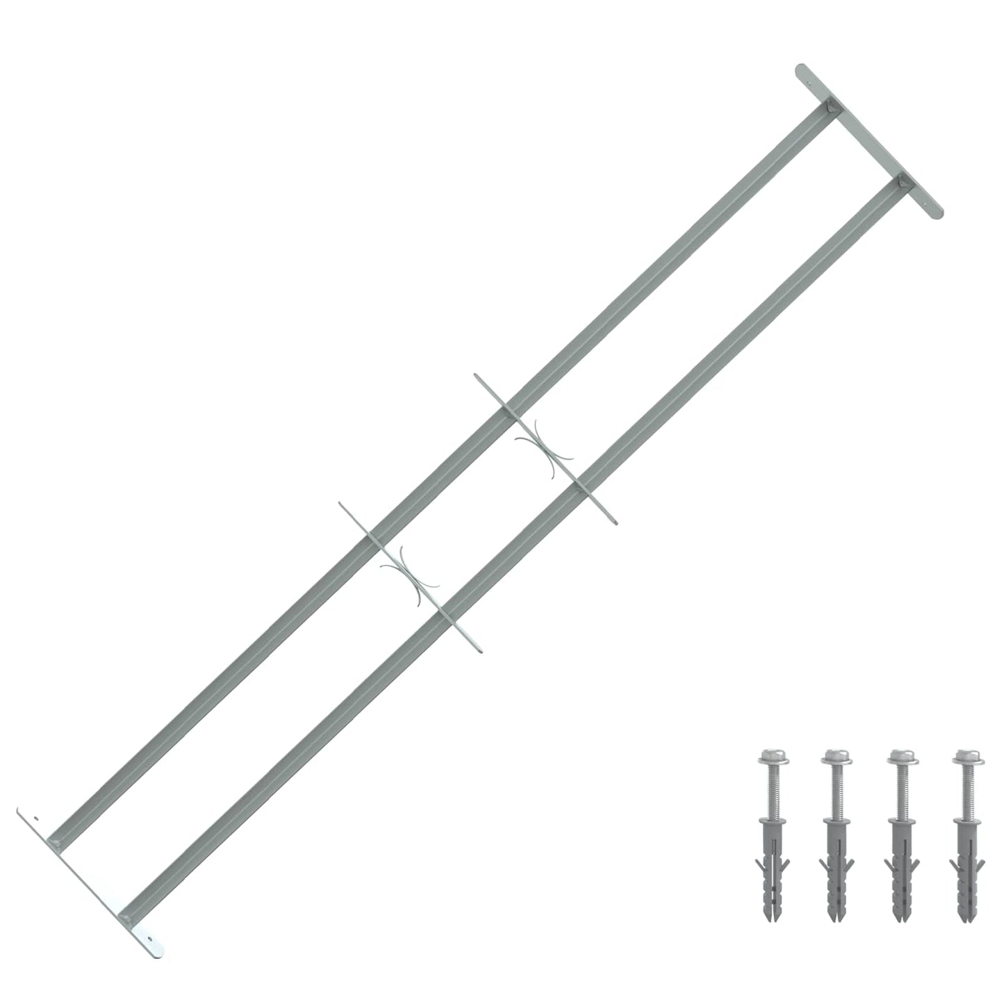 Griglia di Sicurezza per Finestre con 2 Traverse 3 pcs | homemem39