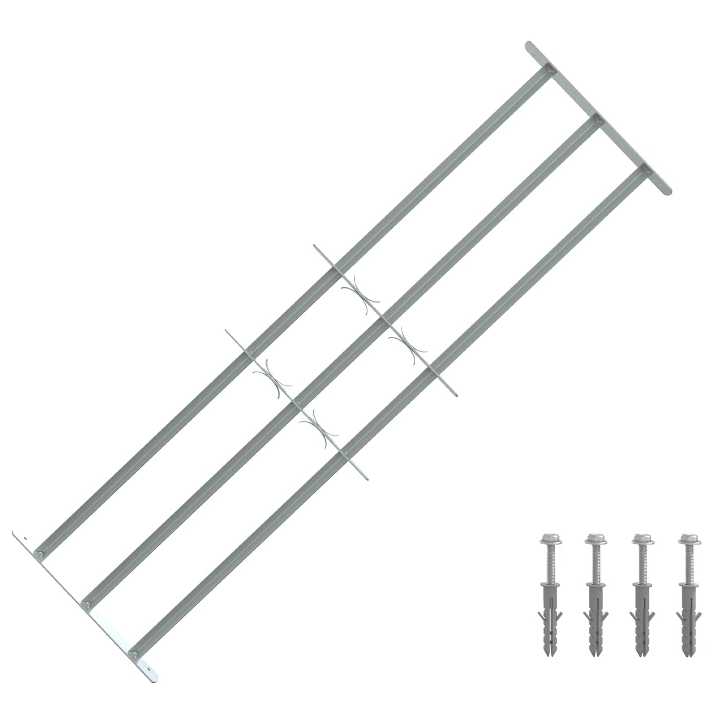 Griglia di Sicurezza per Finestra con 3 Traversine 3 pcs | homemem39