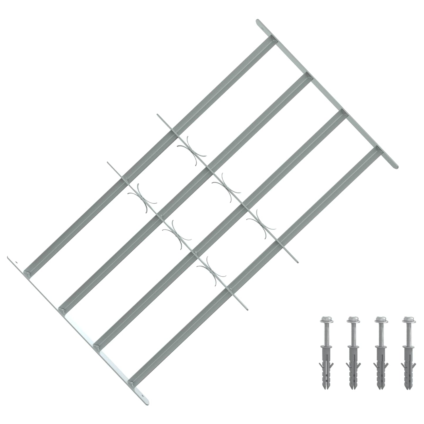 Griglia di sicurezza per finestre con 4 barre trasversali 3 pcs | homemem39