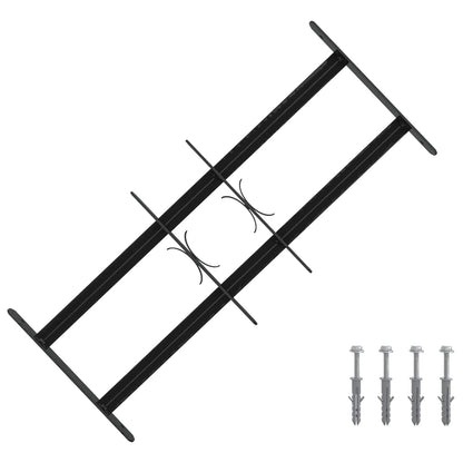 Griglia di Sicurezza per Finestre con 2 Traverse 3 pcs 43-74 cm | homemem39