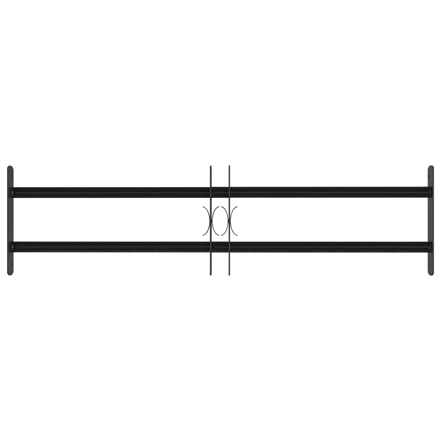 Griglia di Sicurezza per Finestre con 2 Traverse 3 pcs
