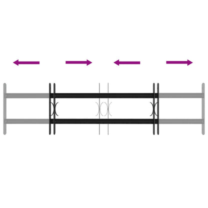 Griglia di Sicurezza per Finestre con 2 Traverse 3 pcs | homemem39