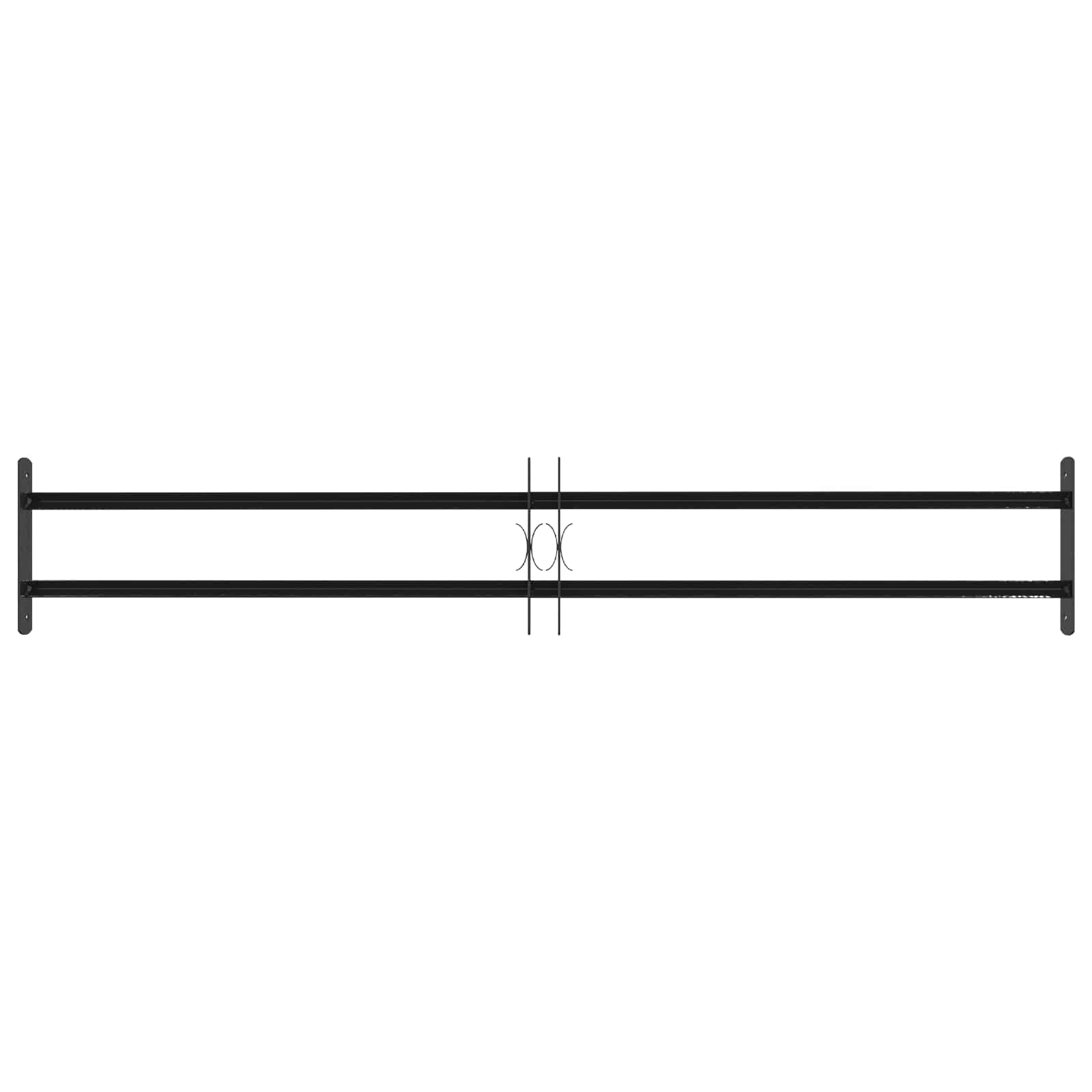 Griglia di Sicurezza per Finestre con 2 Traverse 3 pcs | homemem39