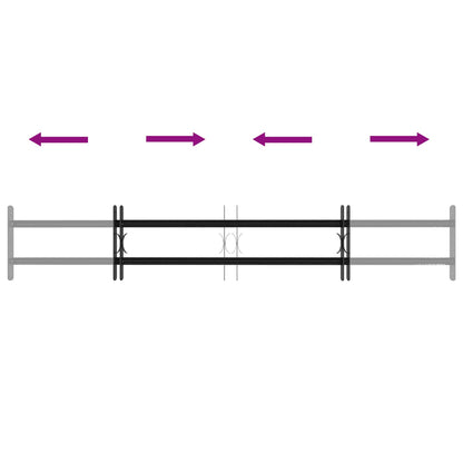 Griglia di Sicurezza per Finestre con 2 Traverse 3 pcs | homemem39