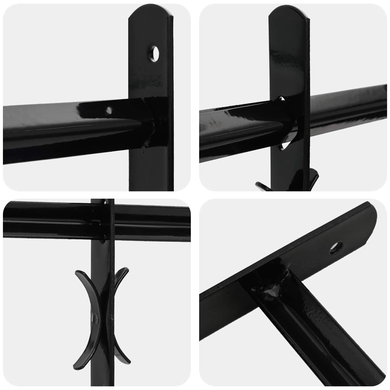 Griglia di Sicurezza per Finestra con 3 Traversine 3 pcs | homemem39