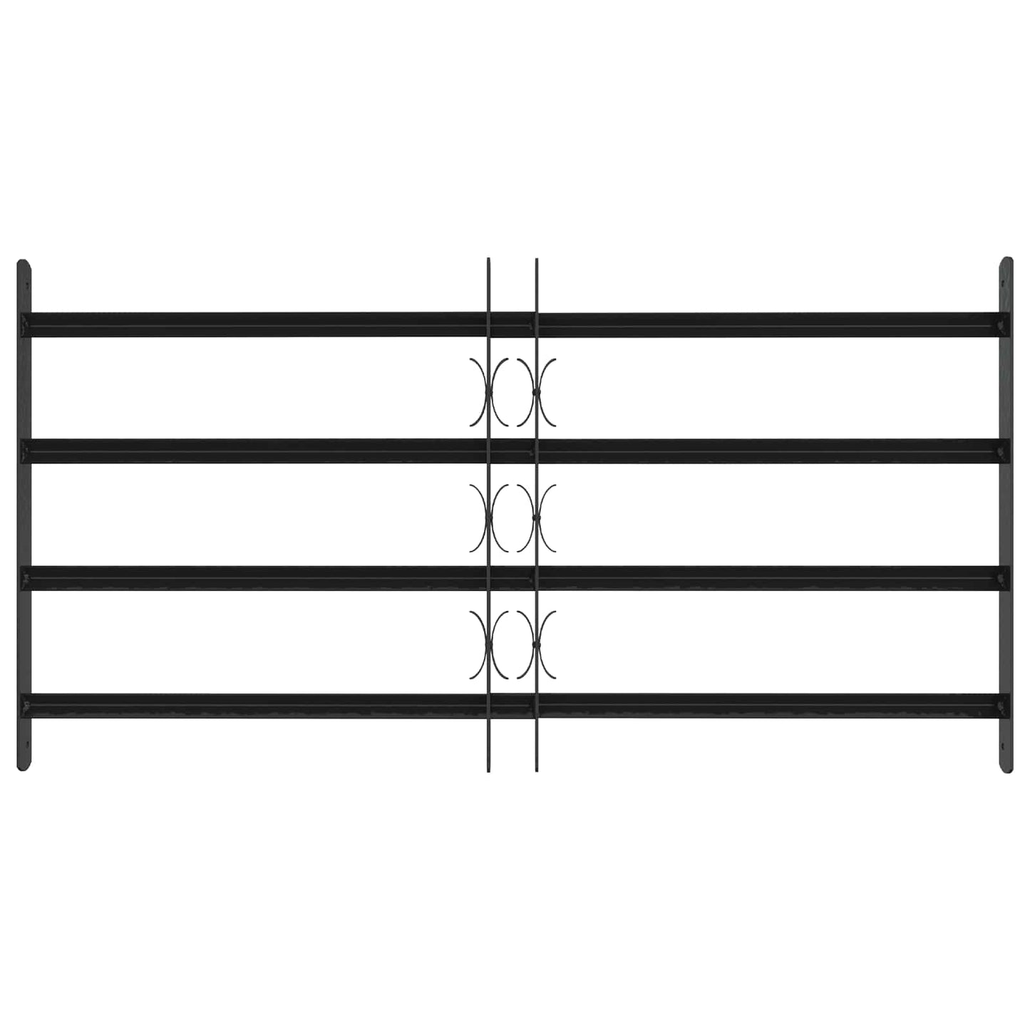 Griglia di sicurezza per finestre con 4 barre trasversali 3 pcs | homemem39