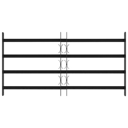 Griglia di sicurezza per finestre con 4 barre trasversali 3 pcs | homemem39