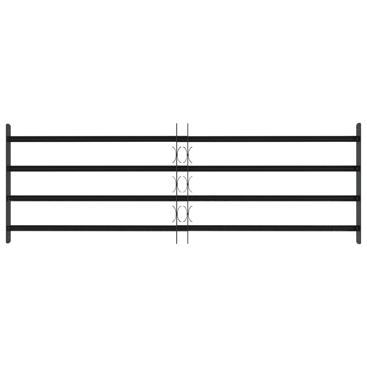 Griglia di sicurezza per finestre con 4 barre trasversali 3 pcs | homemem39