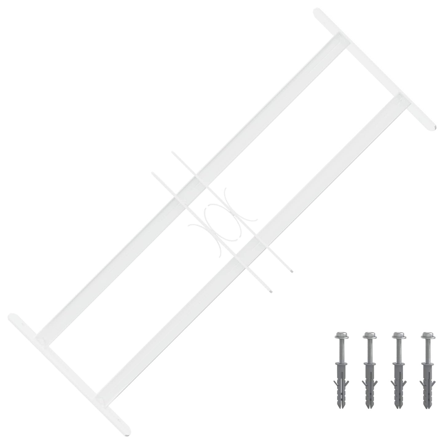 Griglia di Sicurezza per Finestre con 2 Traverse 43-74 cm | homemem39