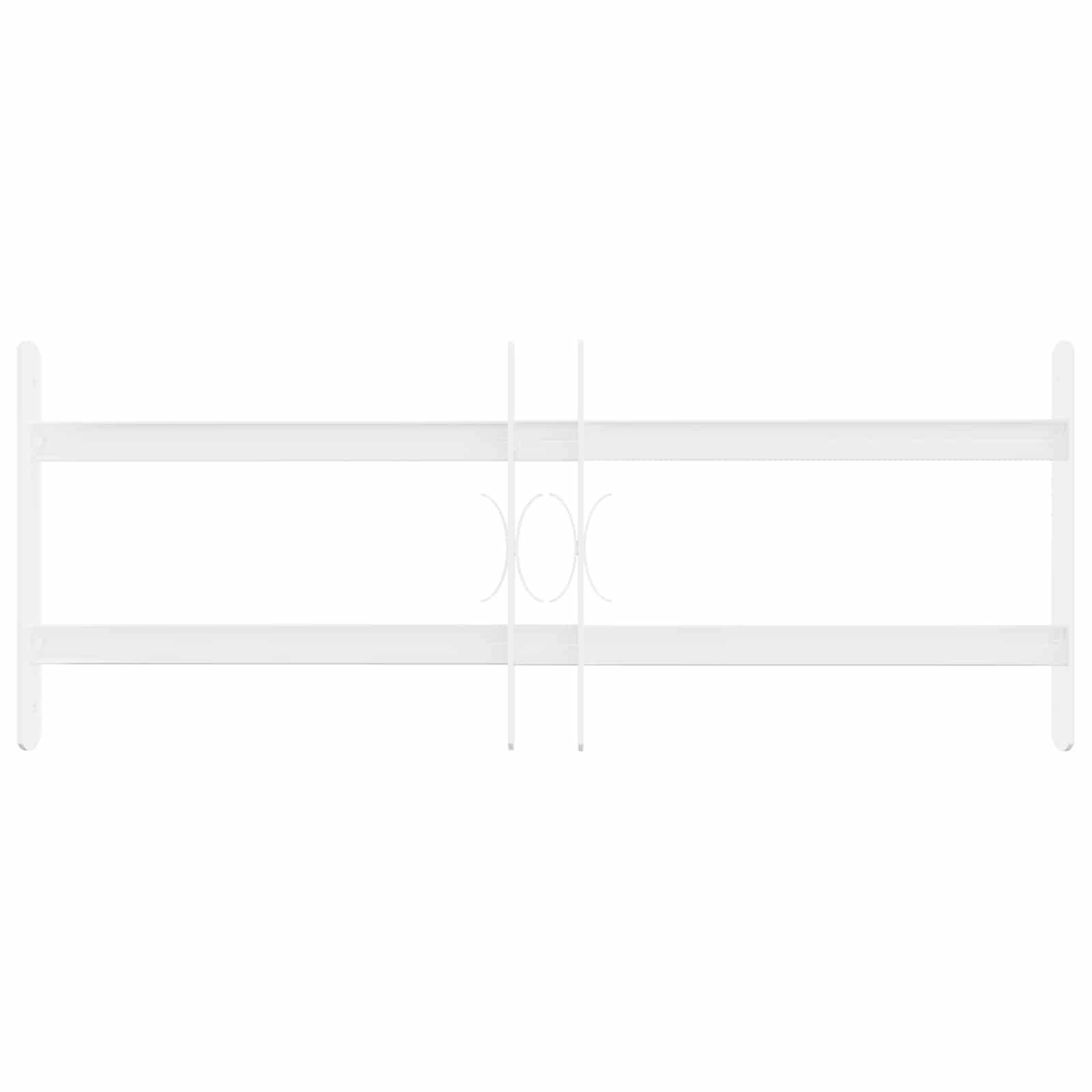 Griglia di Sicurezza per Finestre con 2 Traverse 43-74 cm | homemem39
