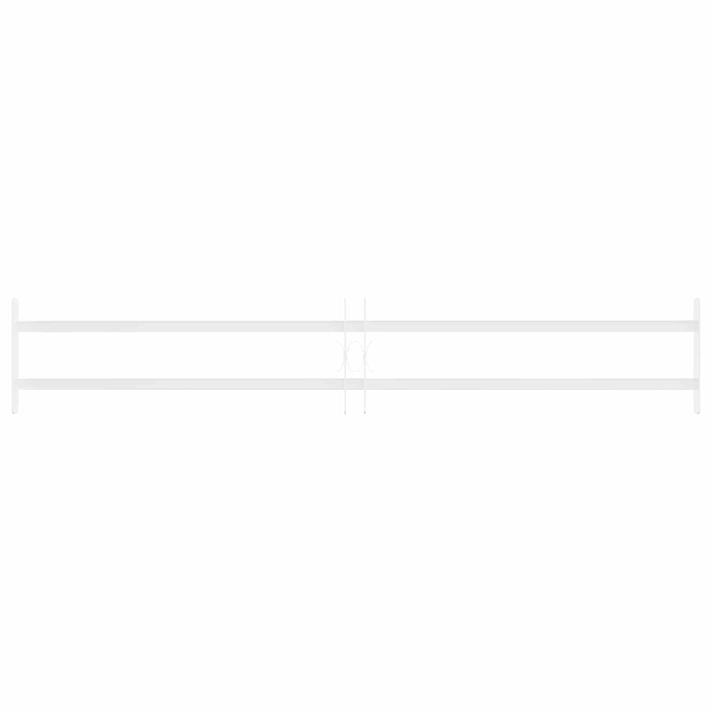 Griglia di Sicurezza per Finestre con 2 Traverse 93-174 cm | homemem39
