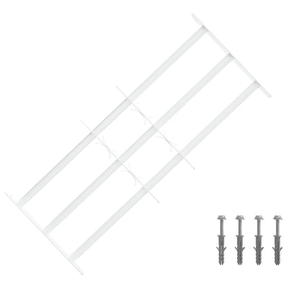 Griglia di Sicurezza per Finestra con 3 Traversine 63-114 cm | homemem39