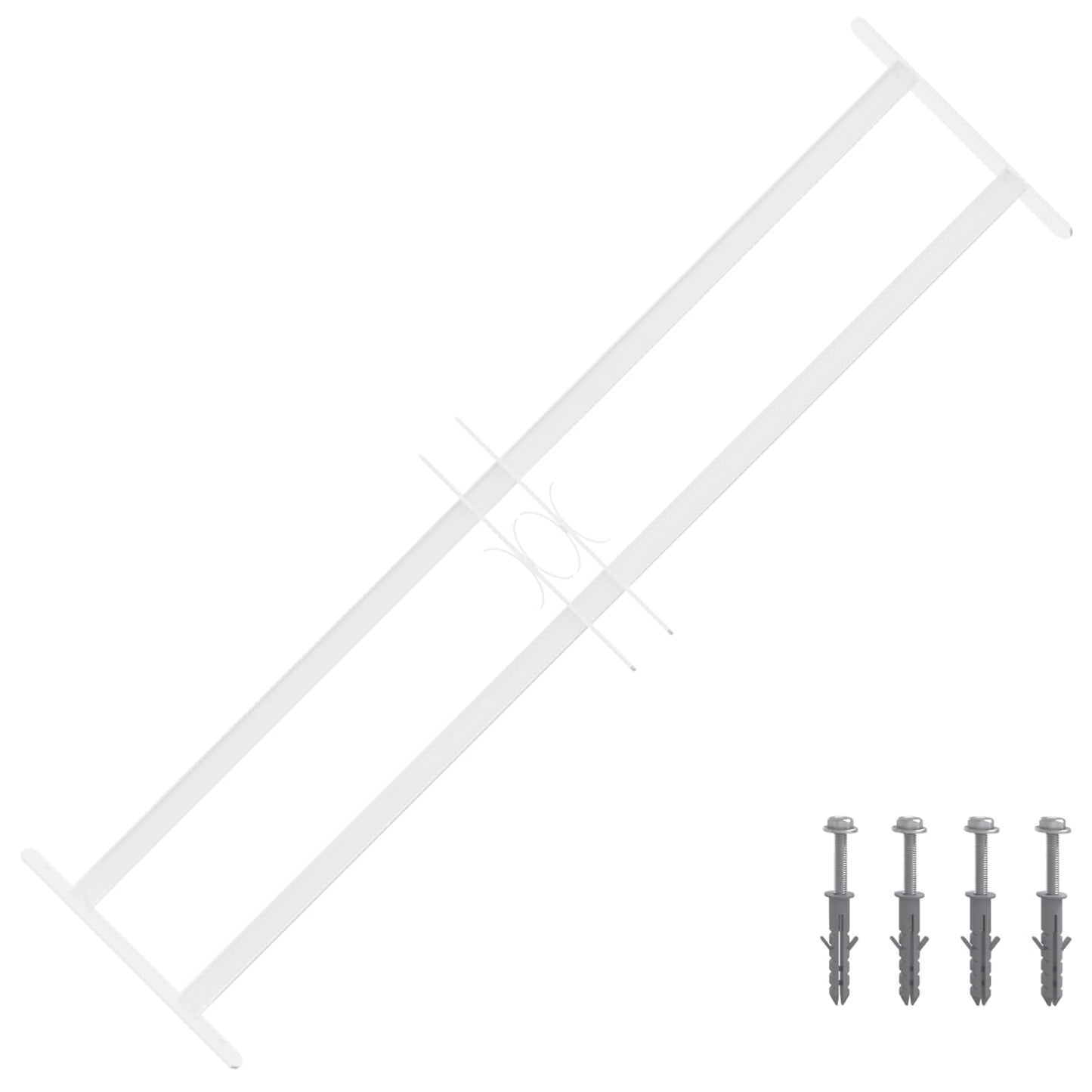 Griglia di Sicurezza per Finestre con 2 Traverse 3 pcs | homemem39