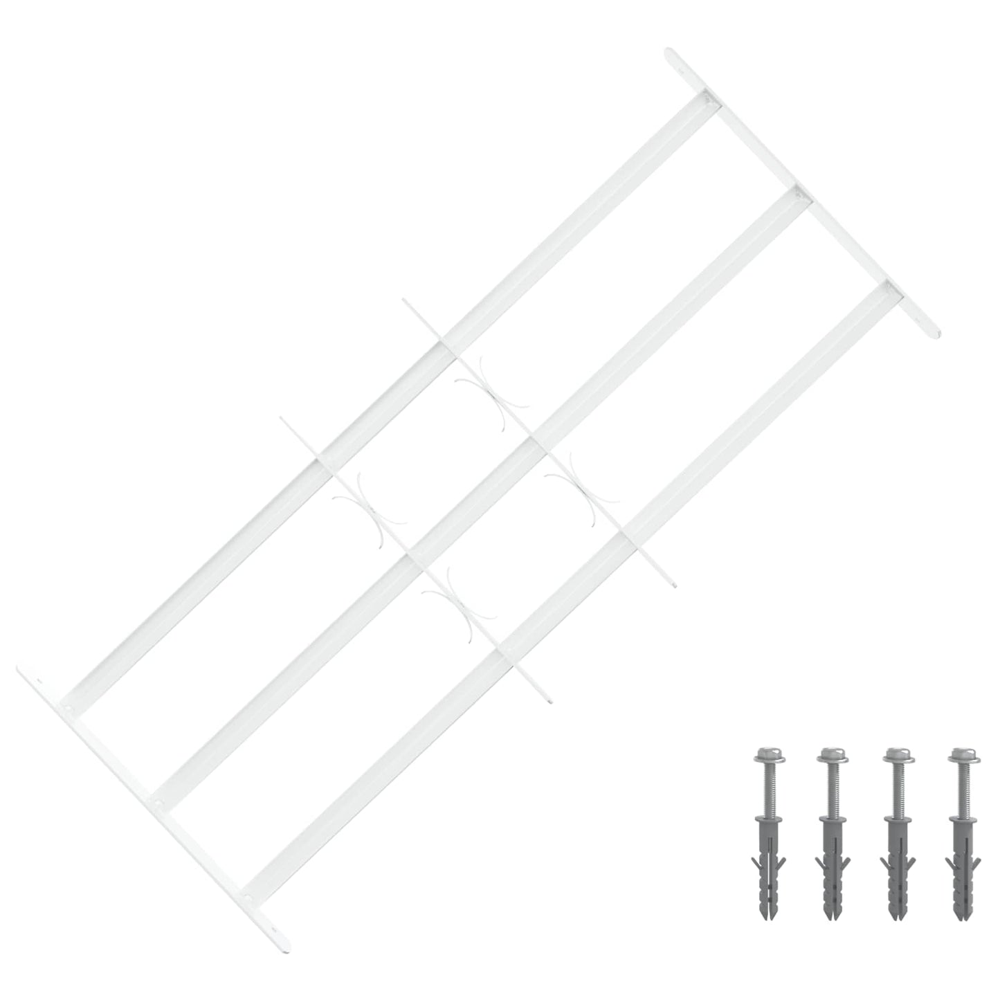 Griglia di Sicurezza per Finestra con 3 Traversine 3 pcs | homemem39