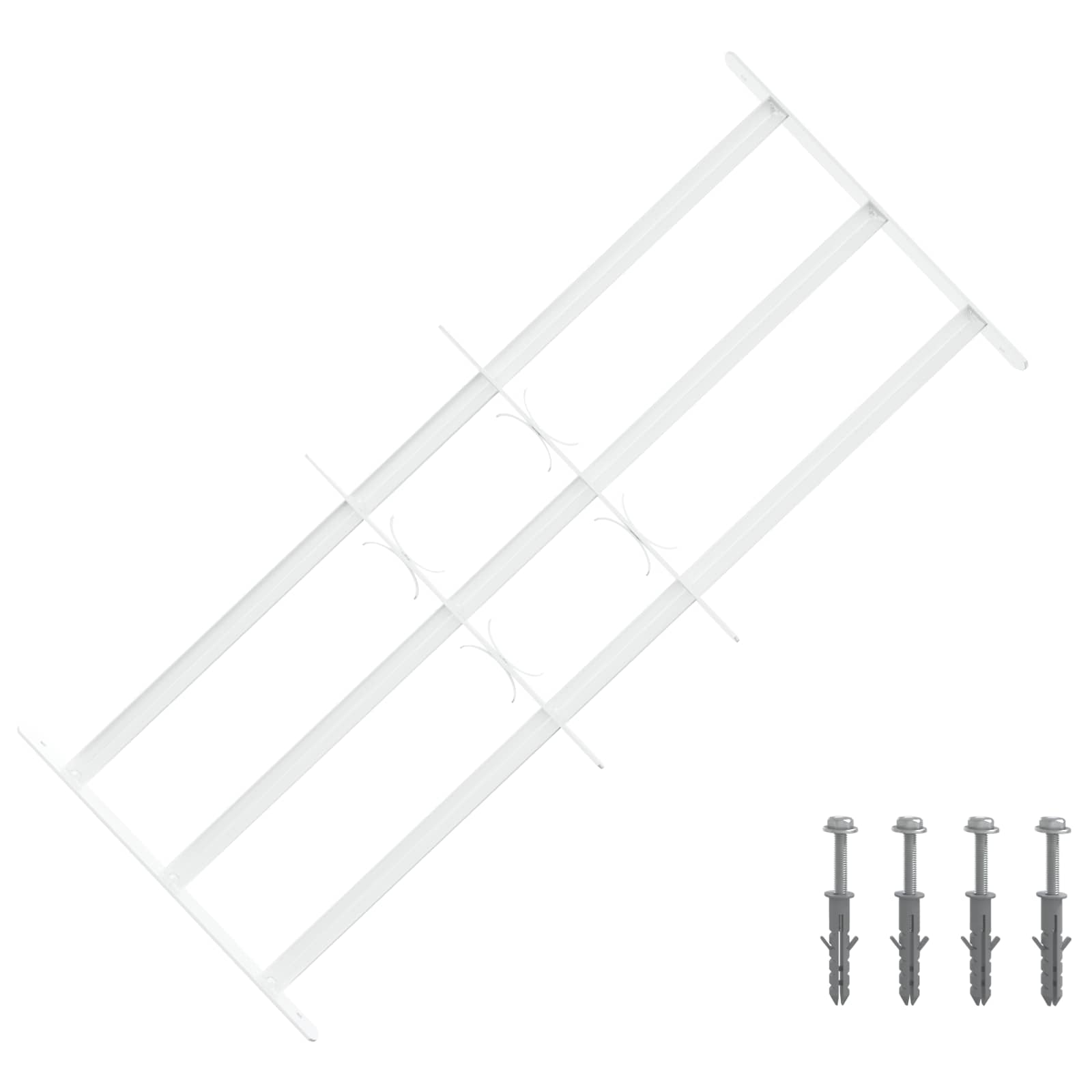 Griglia di Sicurezza per Finestra con 3 Traversine 3 pcs | homemem39