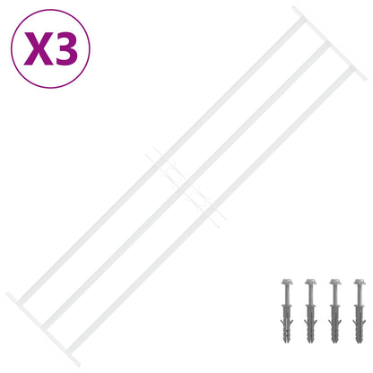 Griglia di Sicurezza per Finestra con 3 Traversine 3 pcs | homemem39