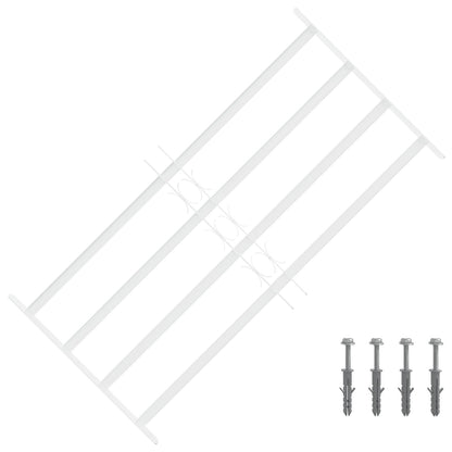 Griglia di sicurezza per finestre con 4 barre trasversali 3 pcs