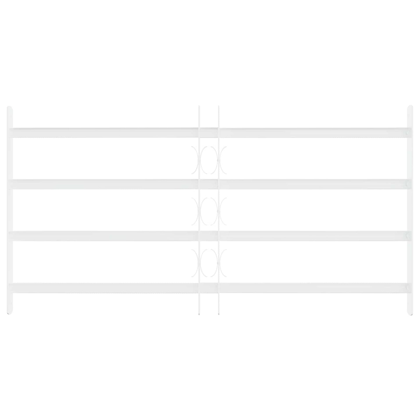 Griglia di sicurezza per finestre con 4 barre trasversali 3 pcs | homemem39