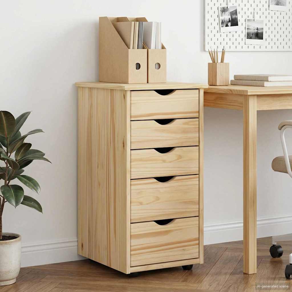 Armadietto Marrone 34 x 39 x 61,5 cm Legno di Pino Massello | homemem39